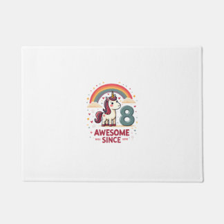 Tapete Vintage 8 Awesome Since 2018 Unicorn Birthday Rain