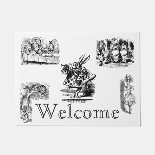 Tapete Vintage Alice's Adventures in Wonderland (Frente)