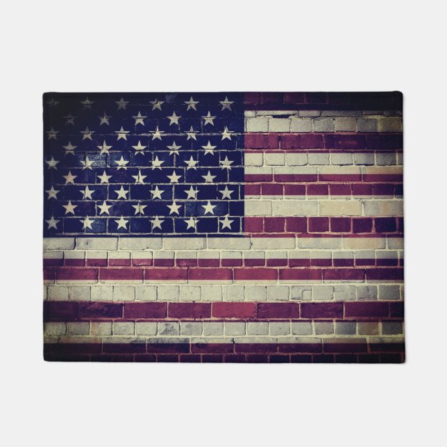 Tapete Vintage America flag (Frente)