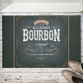 Tapete Vintage American Bourbon Personalizado Bar Whiskey