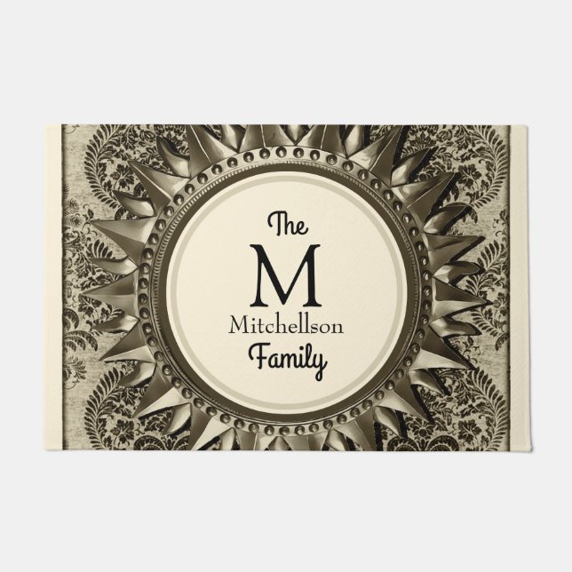 Tapete Vintage Antique Celestial Star - Família (Frente)