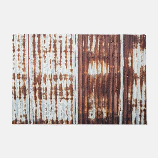 Tapete Vintage Barn Corruged Tin (Frente)