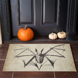 Tapete Vintage Bat Halloween Esqueletal