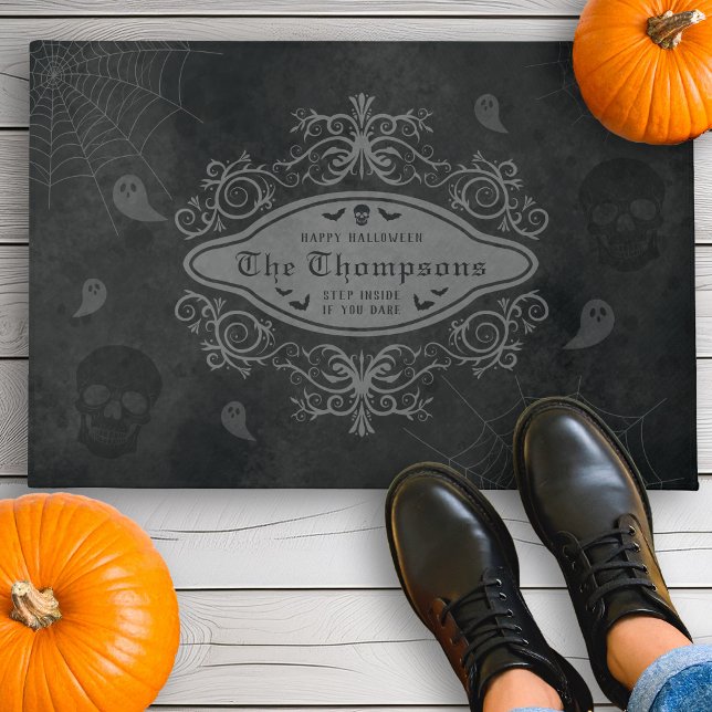 Tapete Vintage Dark Gothic Macabre Halloween (Disclaimer: This image is a digital mockup.)