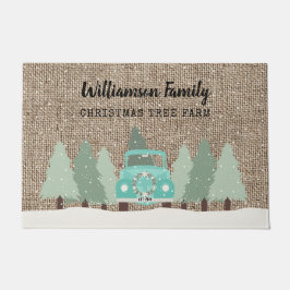 Tapete Vintage Farmhouse Christmas - Family Welcome