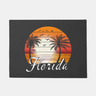 Tapete Vintage Florida USA Palm Trees Summer Beach