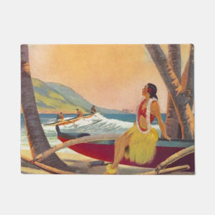 Tapete Vintage Hawaii Viagem