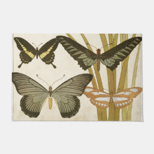 Tapete Vintage Papillon Borboletas Ilustração Arte