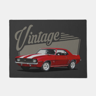 Tapete Vintage Red Camaro