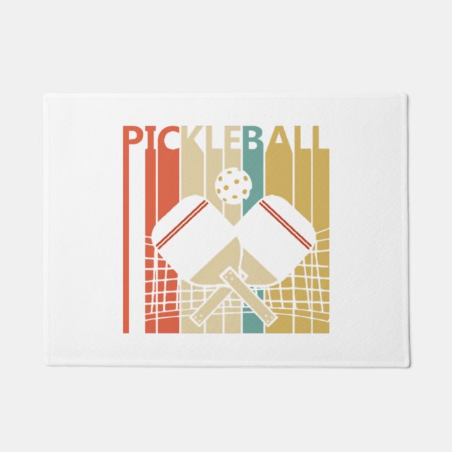 Tapete Vintage Retro Pickleball (Frente)
