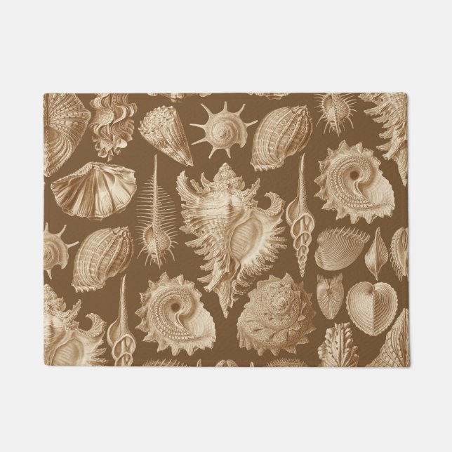 Tapete Vintage Seashells Antiquado (Frente)