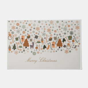 Tapete Vintage Snowflakes Natal