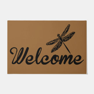 Tapete Vintage Welcome Dragonflies Doormat, Home Decor