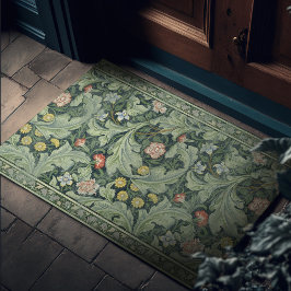 Tapete Vintage Woodland William Morris Green Floral