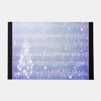 Tapete Vintage Xmas Music Background - Azul