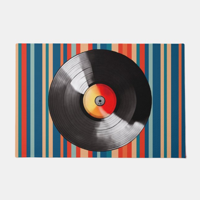 Tapete Vinyl Record Door Mat (Frente)