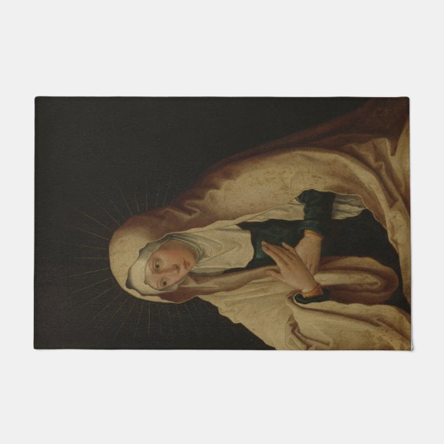 Tapete Virgem Maria velada (por Lucas van Leyden) (Frente)