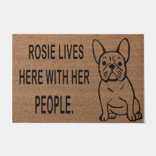 Tapete Viva Aqui Com Sua Porta De Pessoas, Personalizada