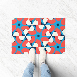 Tapete Vivid Geometry Crimson