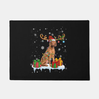 Tapete Vizsla Christmas Tree Light Pajama Dog Lover Xmas
