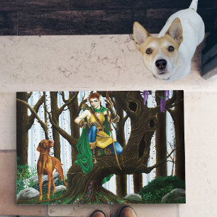 Tapete Vizsla Dog Elf Forest