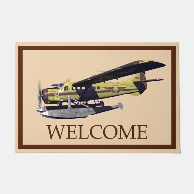 Tapete Voando Moose Aviation de Havilland Otter - Bem-vin (Frente)