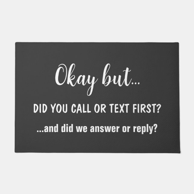 Tapete Você ligou ou enviou um SMS primeiro? Funny Rude (Frente)