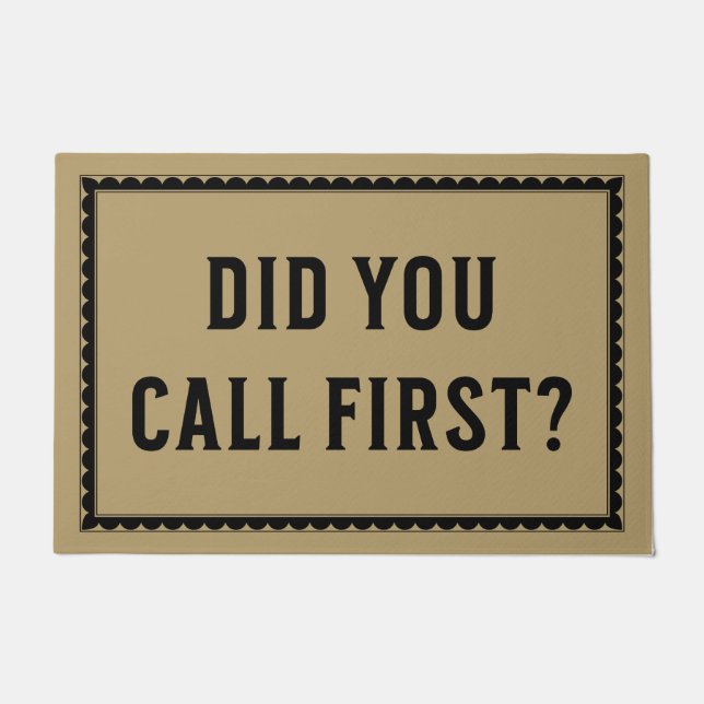 Tapete Você Ligou Primeiro? Engraçado Porte Mat (Frente)