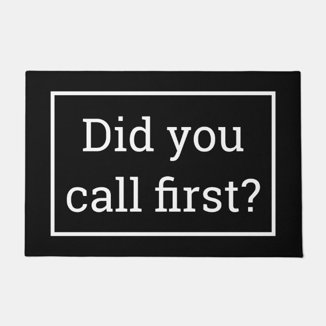 Tapete Você ligou primeiro? porta (Frente)