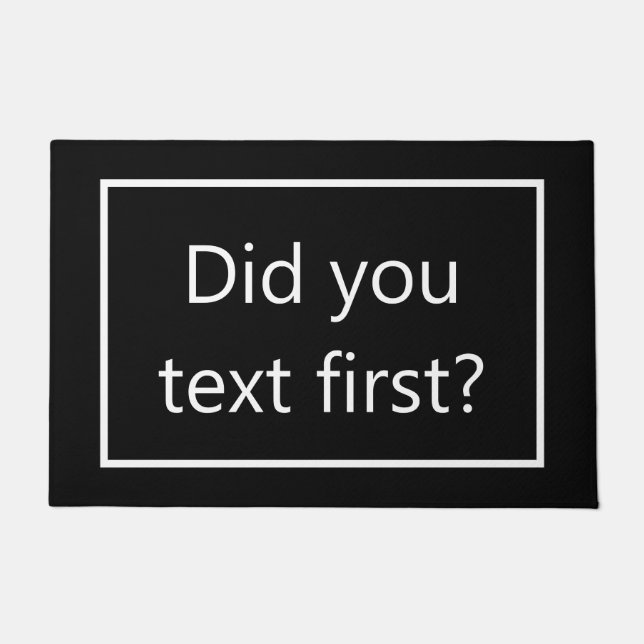 Tapete Você mandou mensagem primeiro? porta (Frente)