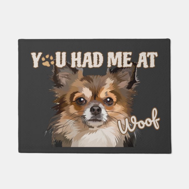 Tapete Você Me Teve No Meio | Pomeranianos De Cães (Frente)