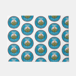 Tapete Você não precisa ser louco para acampar conosco