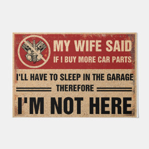 Tapete Vou Ter Que Dormir No Matadouro, Garagem Engraçad