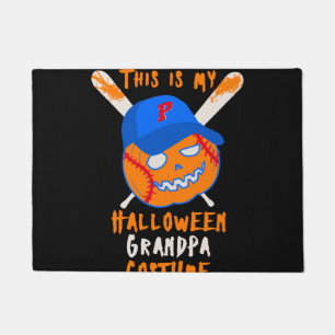 Tapete Vovô de beisebol Halloween para avô avô