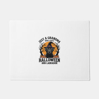 Tapete Vovó Halloween Labrador Engraçado Vintage_1