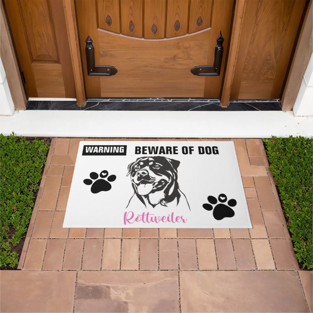 Tapete Warning -24" x 36" Door Mat (Ar livre)