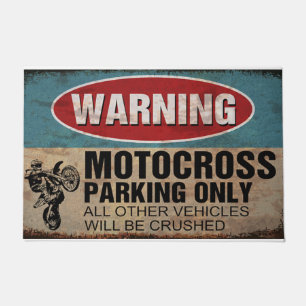 Tapete Warning Motorcross Parking Only