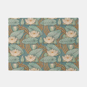 Tapete Water Lily Art Nouveau Nature