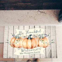Tapete Watercolor Rustic Pumpkins Personalized