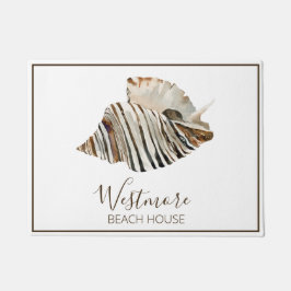 Tapete Watercolor Seashell Beach House