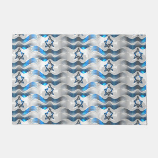 Tapete Wave Sua Bandeira Israelense
