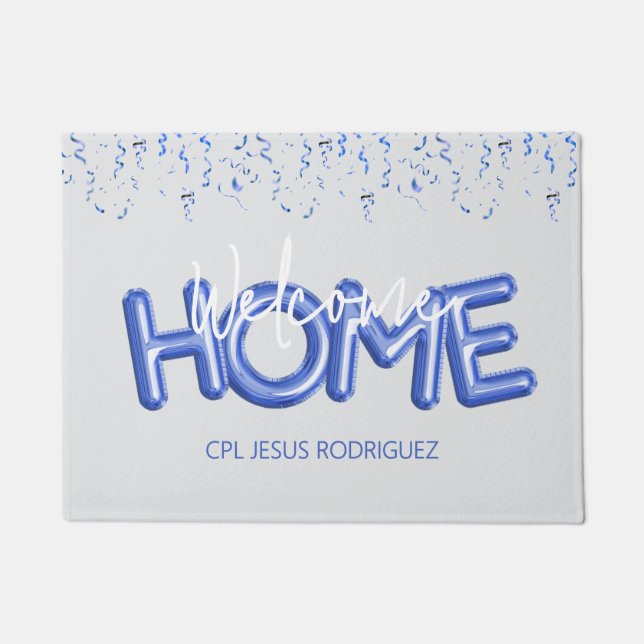 Tapete Welcome Home Patriotic Military Hero Party (Frente)