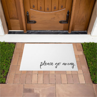Tapete Welcome Mat - Please Go Away.