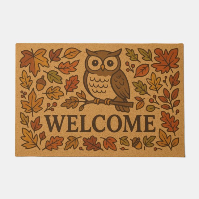 Tapete Welcome Owl  (Frente)
