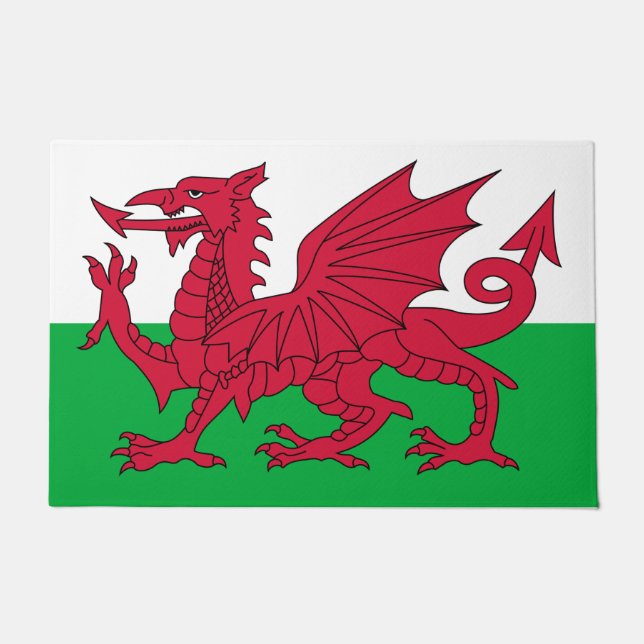 Tapete Welsh Flag (País de Gales) (Welsh Dragon) (Frente)