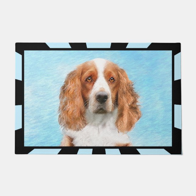Tapete Welsh Springer Spaniel Painting - Arte Original De (Frente)