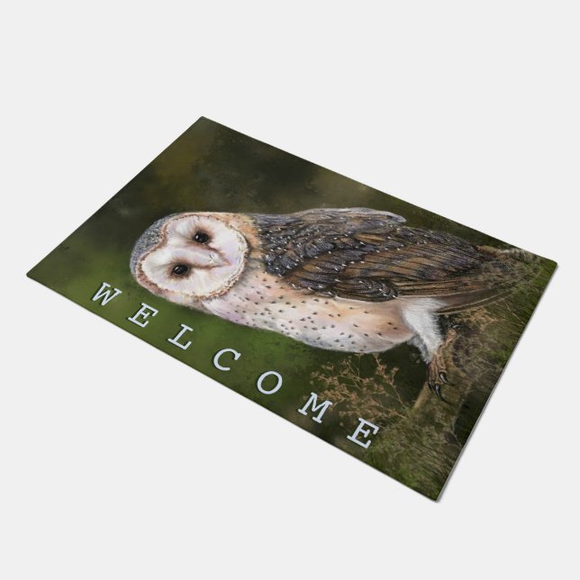 Tapete Western Barn Owl Doormat (Inclinado)