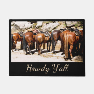 Tapete Western Howdy Horse Doormat