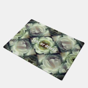 Tapete White Rose Floral Abstrato Art Personalizado