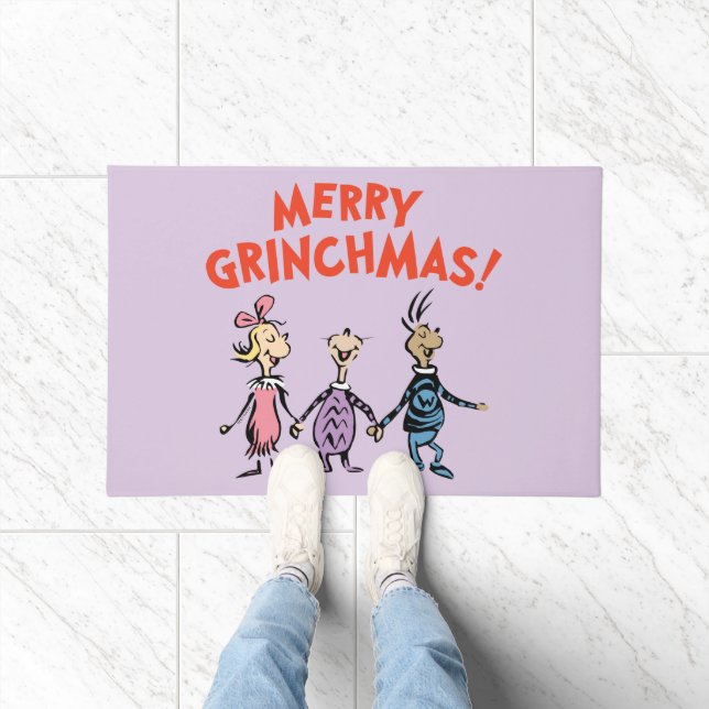 Tapete Whos Holding Hands Merry Grinchmas (Interior)